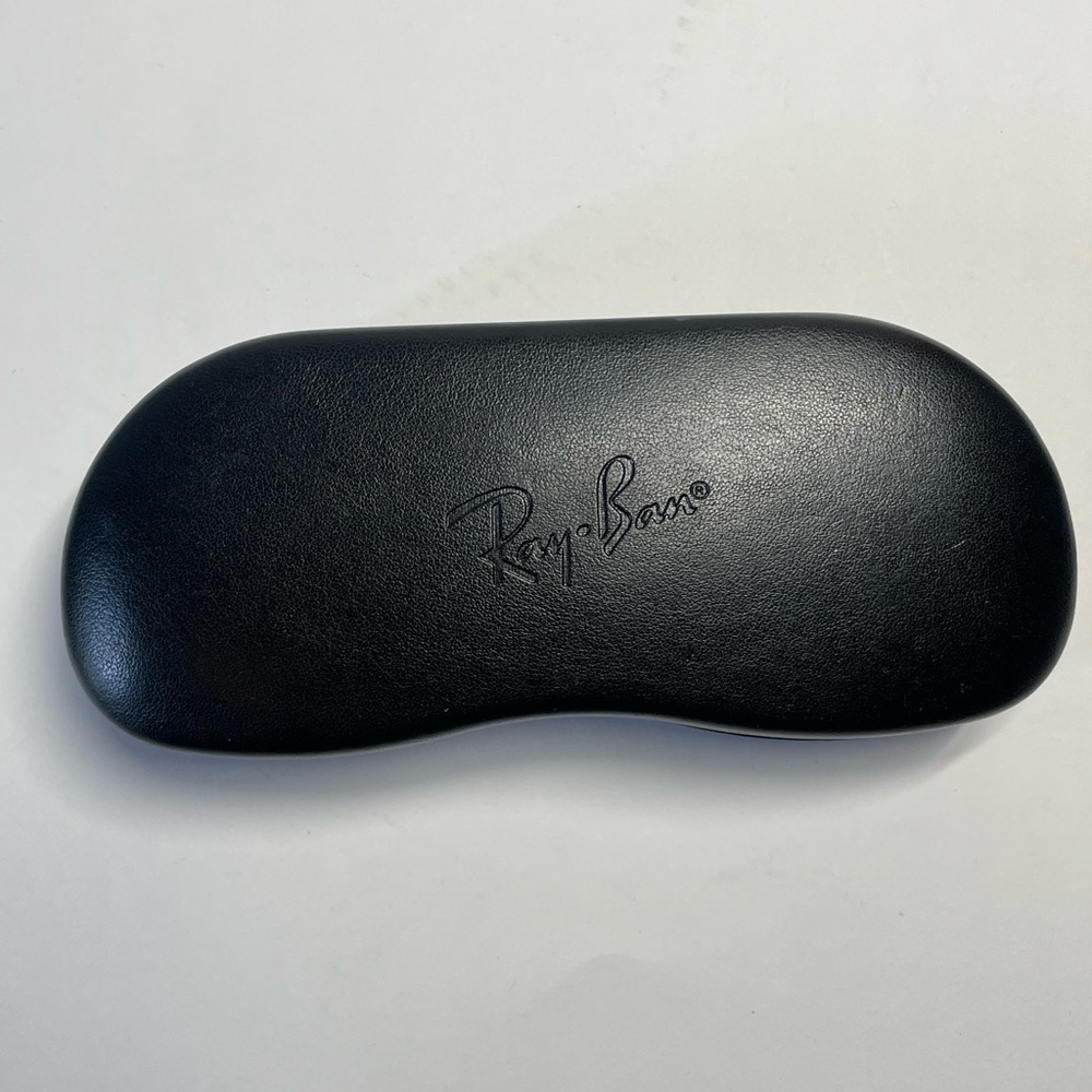 Ray-Ban Sunglasses/Eyeglasses Hard Shell Black Case & Cloth